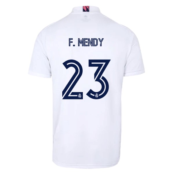 Camiseta Real Madrid Primera equipo NO.23 F. Mendy 2020-2021 Blanco